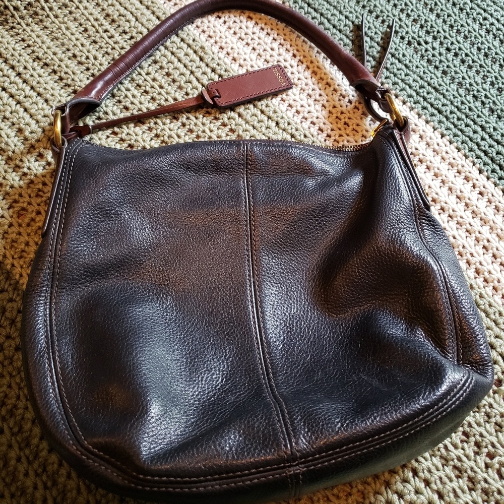 Fossil leather purse
